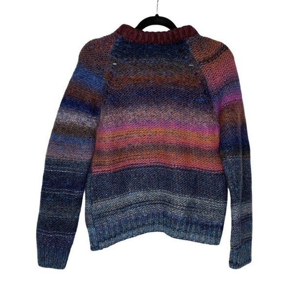 Zadig & Voltaire Kong Sweater Raglan Multicolor S - Picture 4 of 6